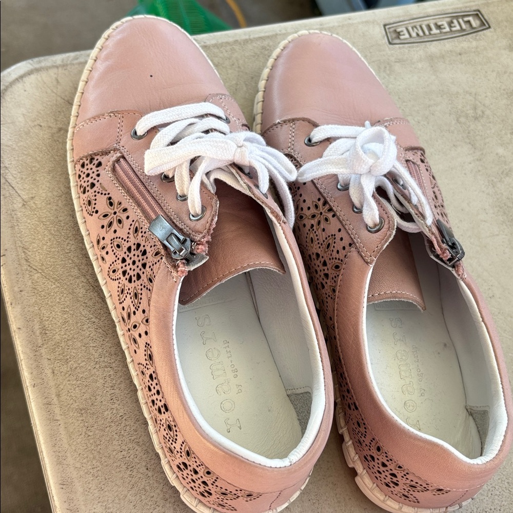 EGO Pink Lace Detail Sneakers